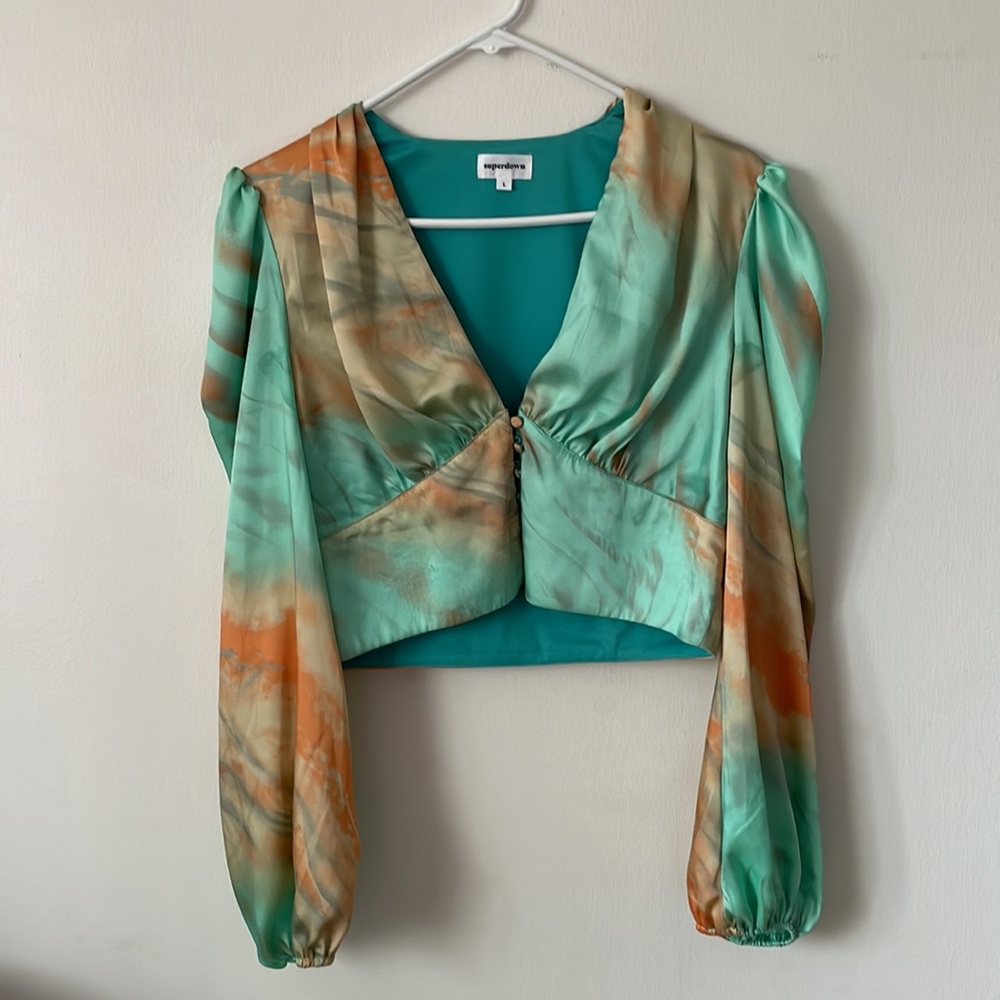 Superdown Eleen Blouson Top - Picture 2 of 5